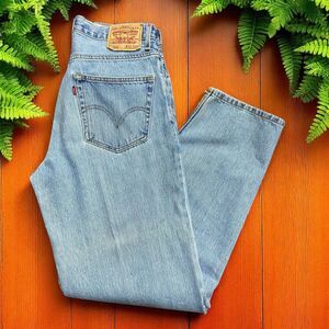 Levi's 560 Vintage Y2K Comfort Loose Fit Denim Blue Jeans Men's Size 32W x 33L